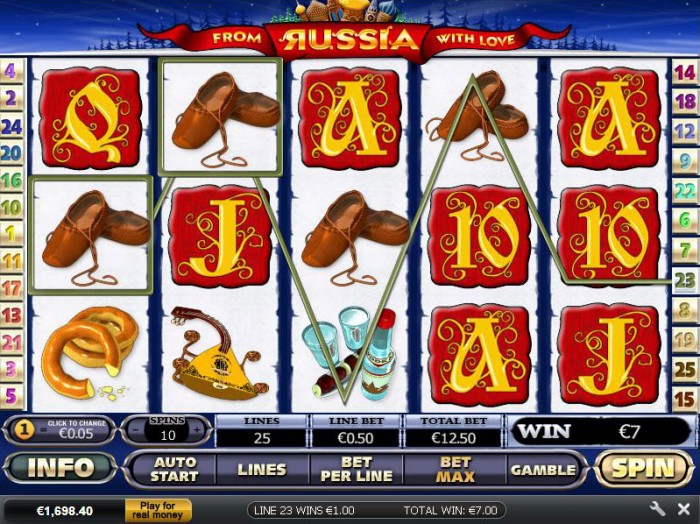 From Russian with Love slots
